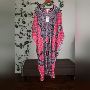 🆕️Gypsie Blu Kaftan Fun Print Dress